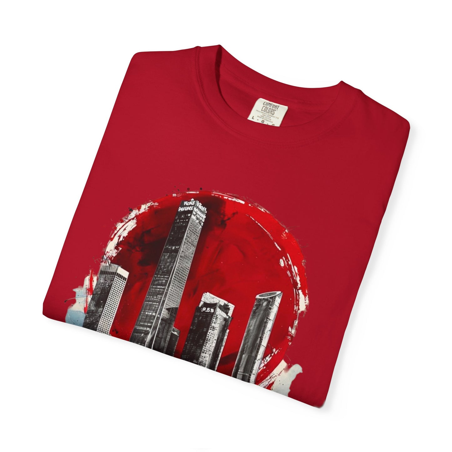 Los Angeles Skyline Unisex Garment-Dyed T-Shirt
