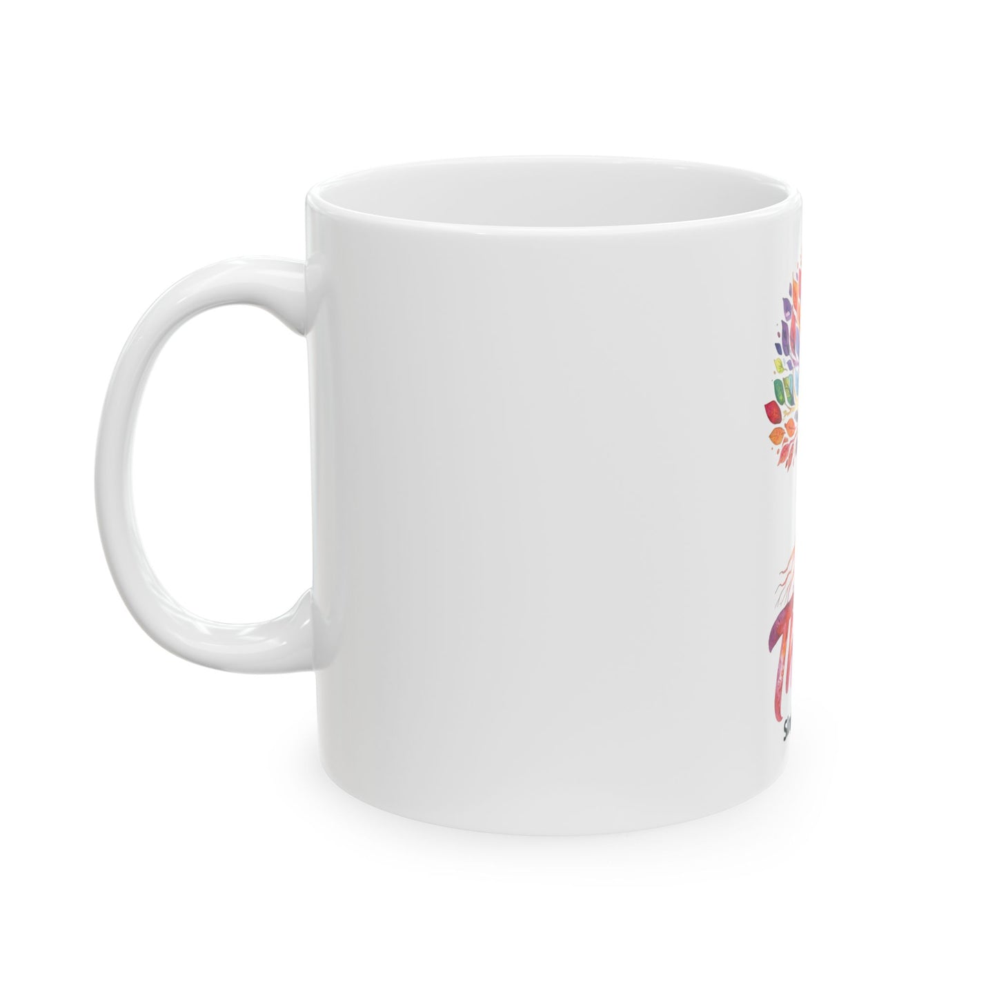 Inspirational Ceramic Mug for Single Moms - Thrive Design - 11oz & 15oz Options