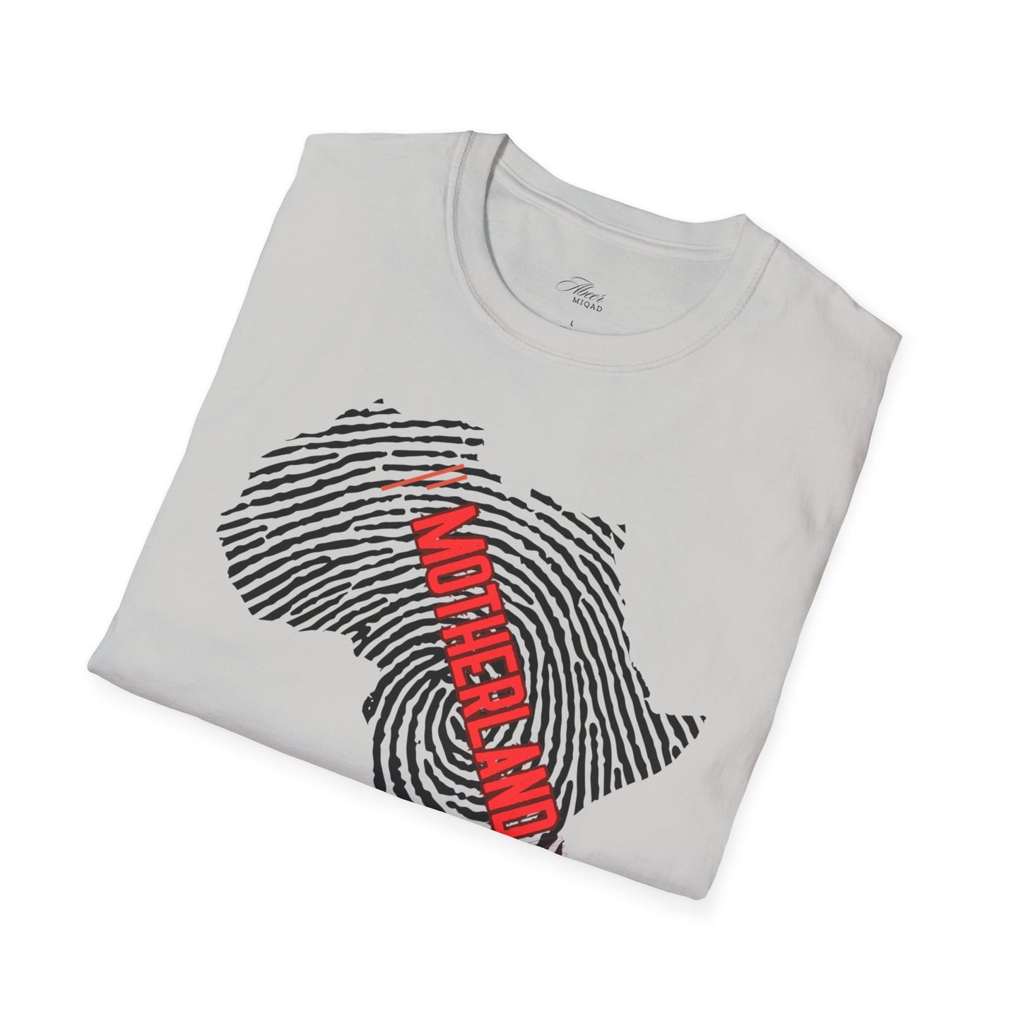 Motherland Fingerprint Unisex Softstyle T-Shirt - Celebrate Heritage and Unity