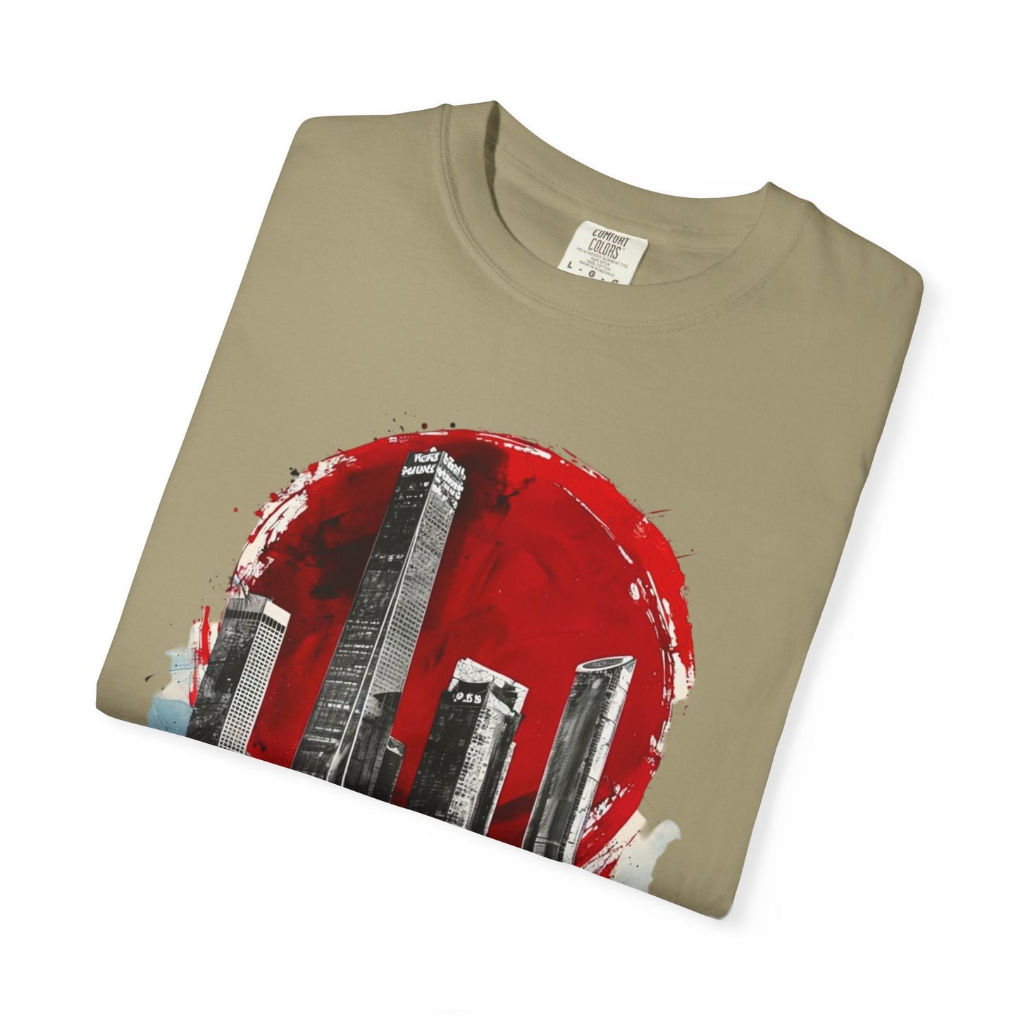 Los Angeles Skyline Unisex Garment-Dyed T-Shirt