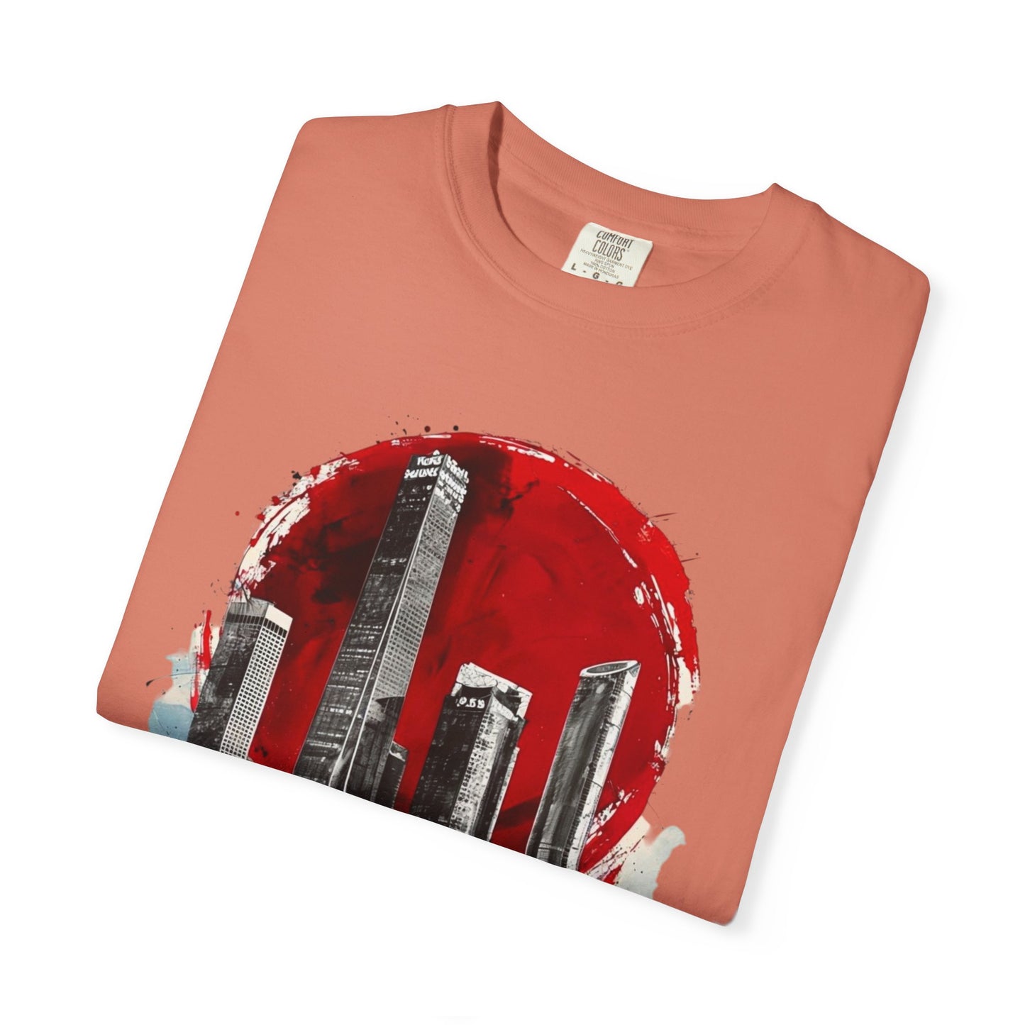 Los Angeles Skyline Unisex Garment-Dyed T-Shirt
