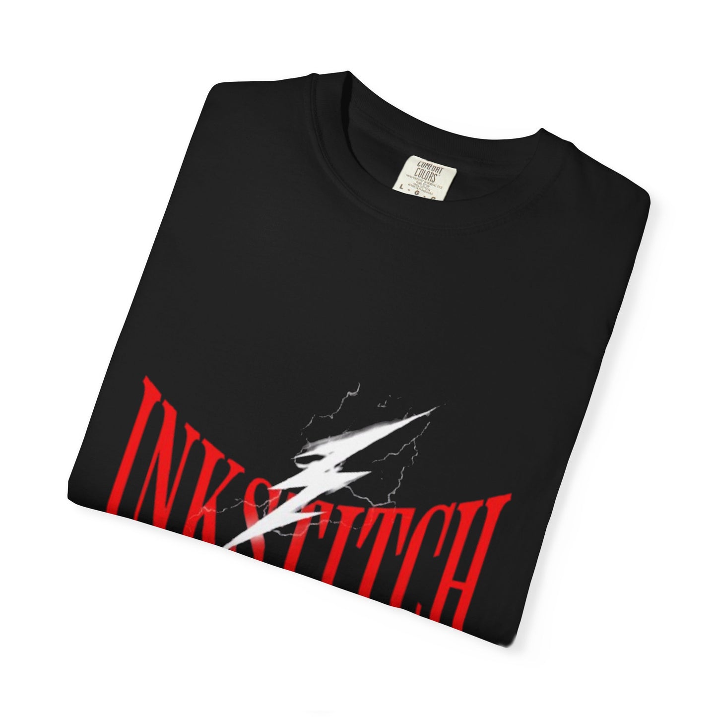 Garment-Dyed Unisex T-Shirt - Bold 'INKSTITCH' Design