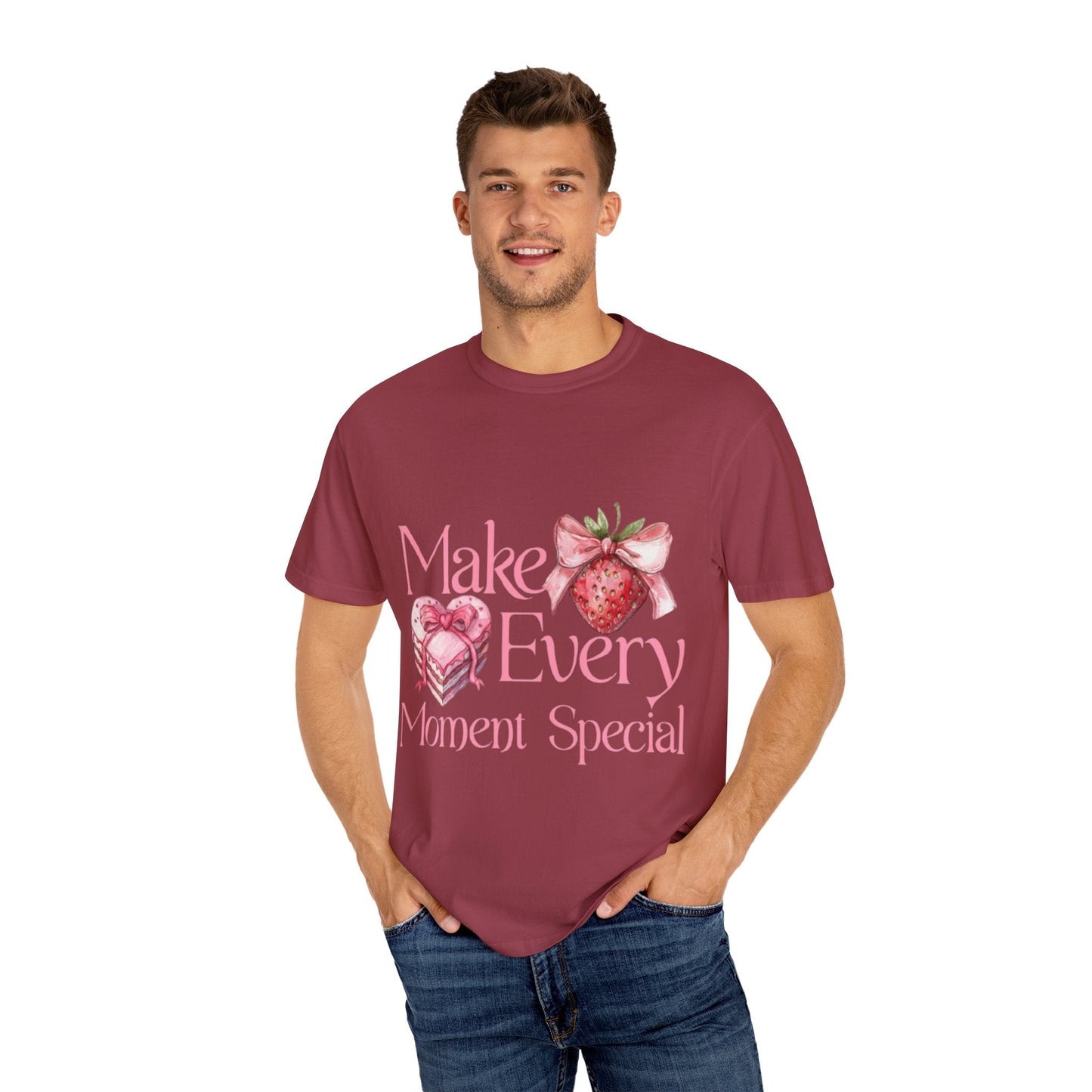 Strawberry Heart T-Shirt | Cute Design Gift for Love and Celebrations Printify