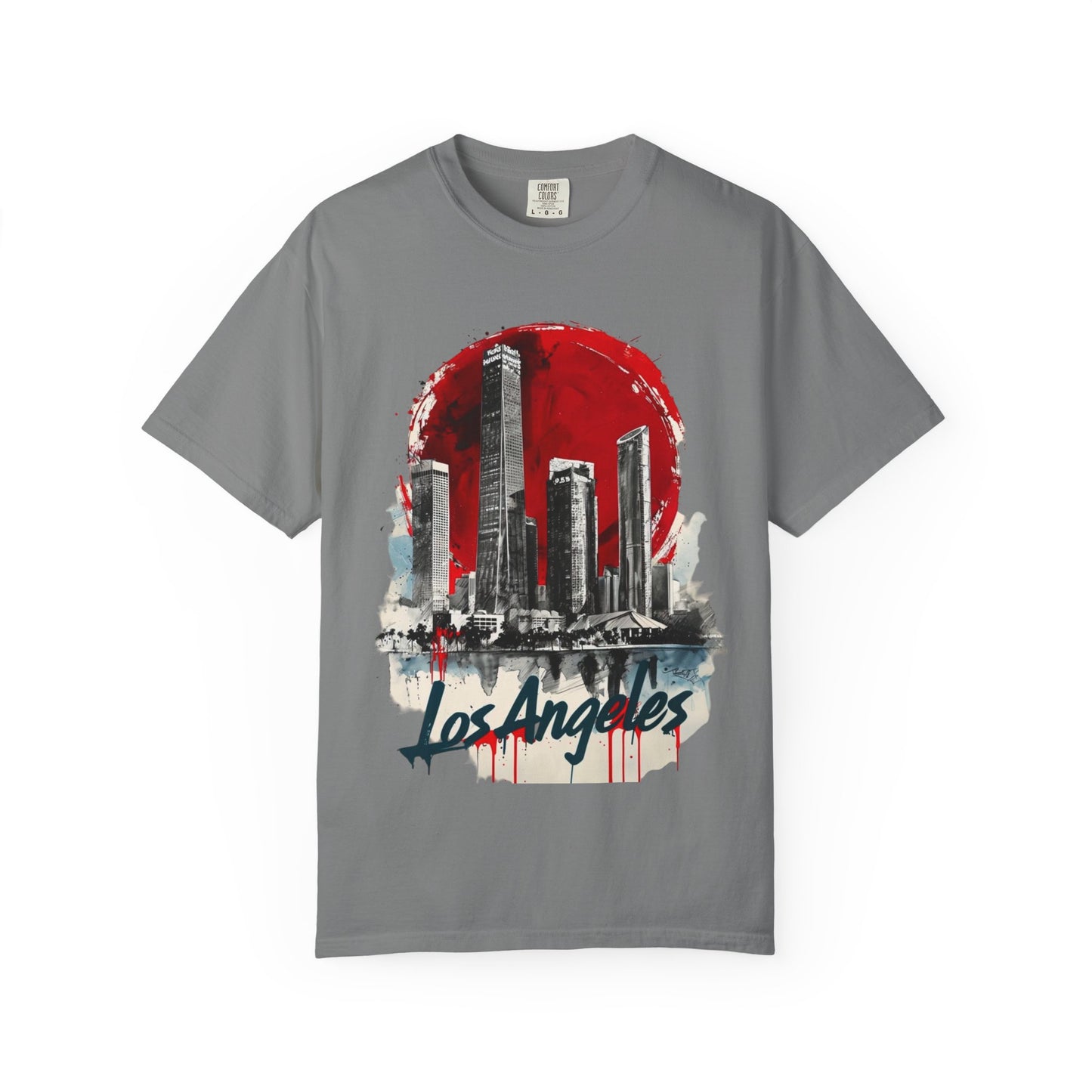 Los Angeles Skyline Unisex Garment-Dyed T-Shirt