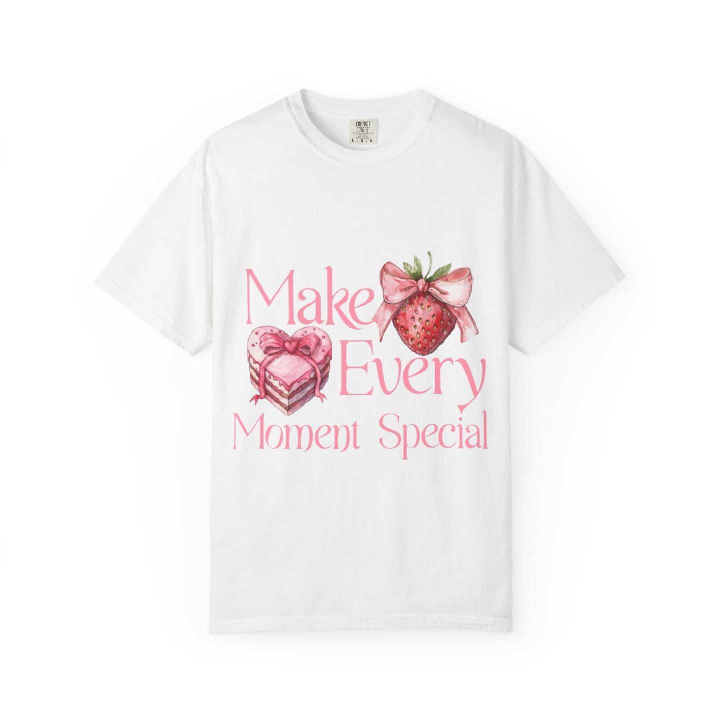 Strawberry Heart T-Shirt | Cute Design Gift for Love and Celebrations Printify
