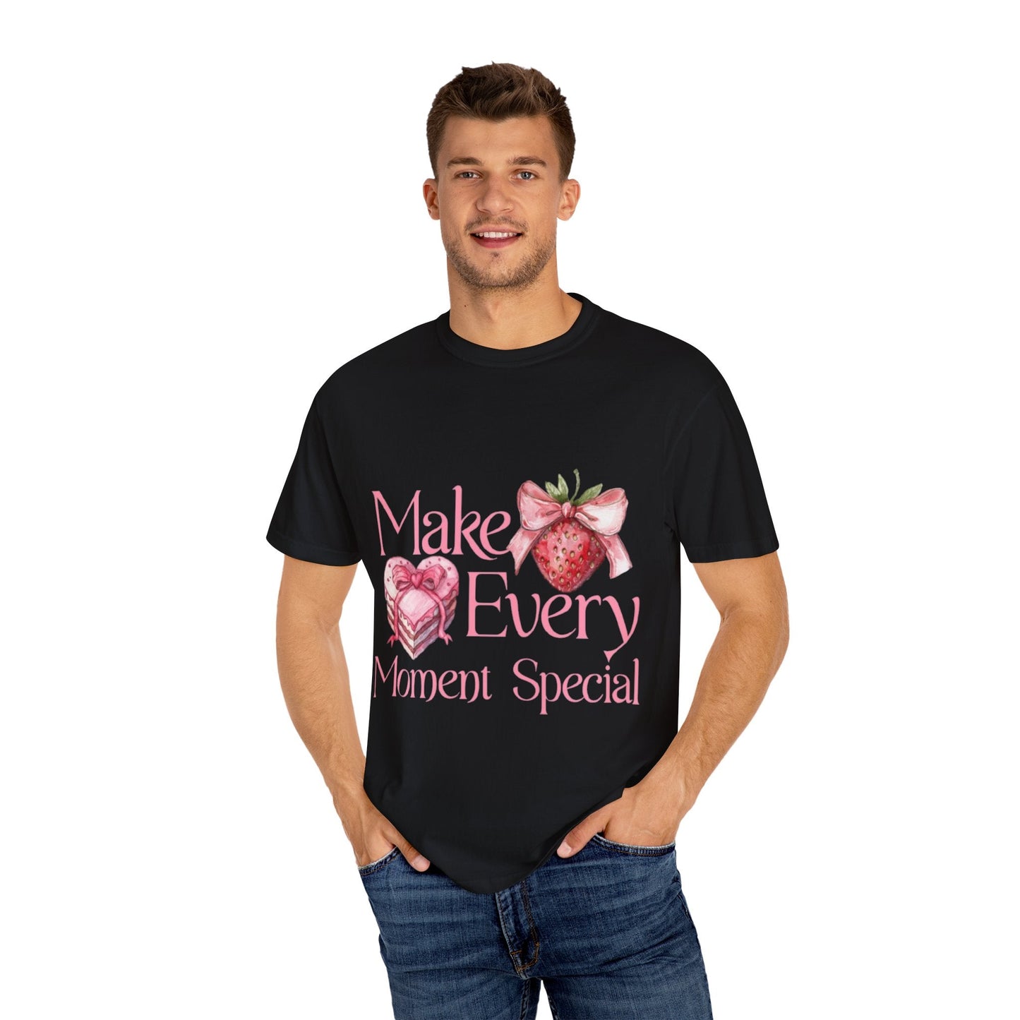 Strawberry Heart T-Shirt | Cute Design Gift for Love and Celebrations Printify