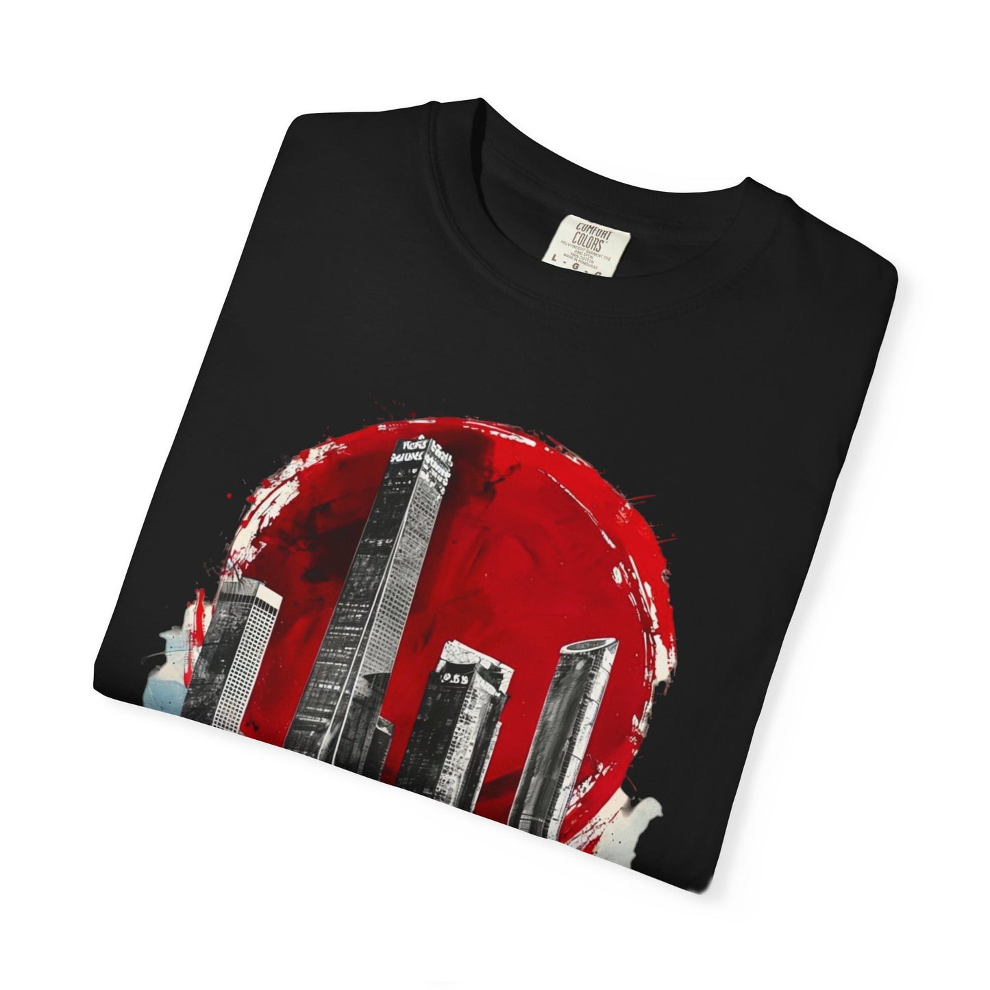 Los Angeles Skyline Unisex Garment-Dyed T-Shirt