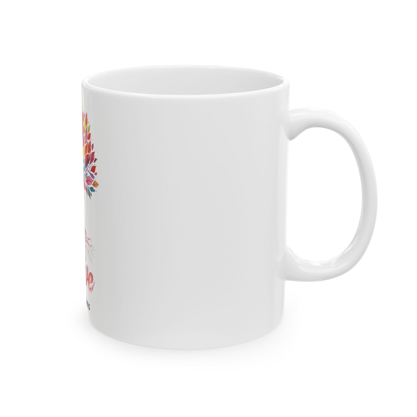 Inspirational Ceramic Mug for Single Moms - Thrive Design - 11oz & 15oz Options