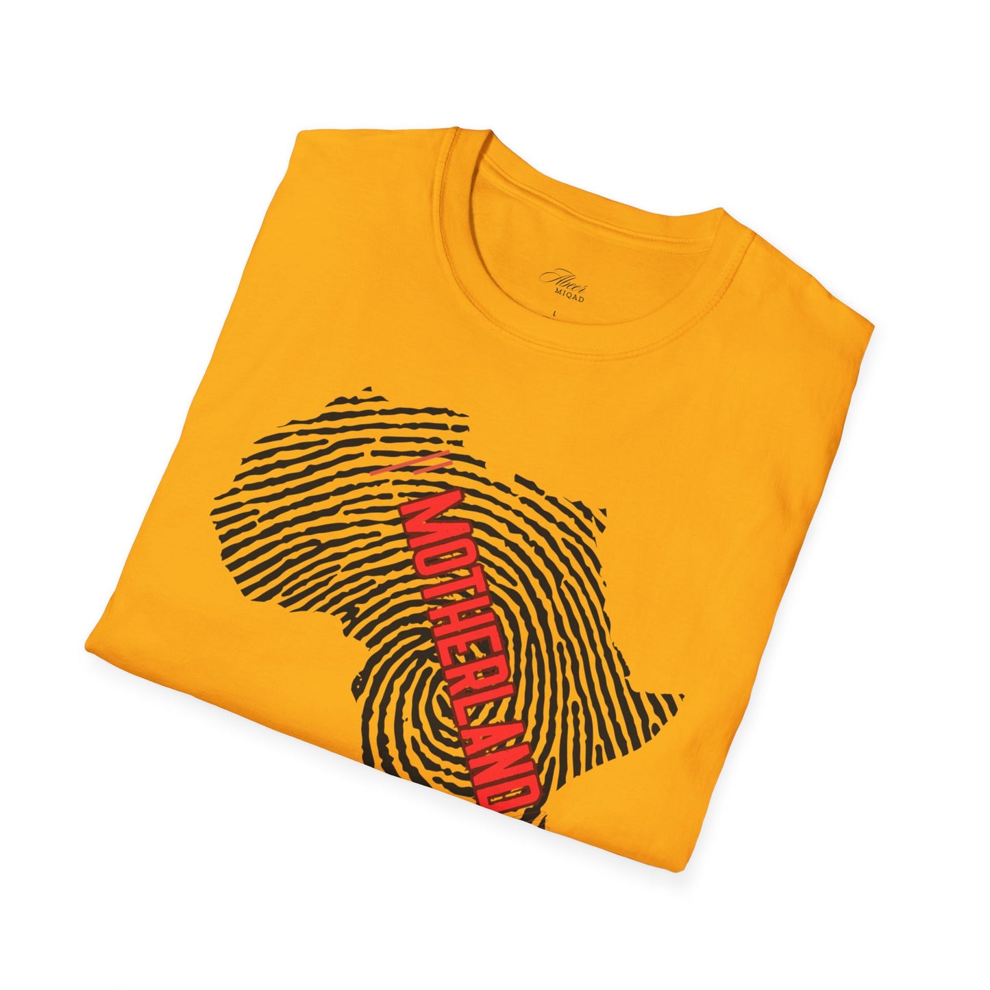 Motherland Fingerprint Unisex Softstyle T-Shirt - Celebrate Heritage and Unity