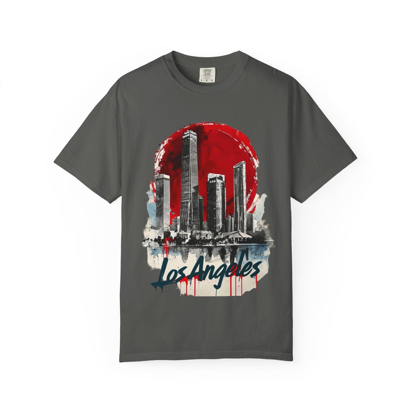 Los Angeles Skyline Unisex Garment-Dyed T-Shirt
