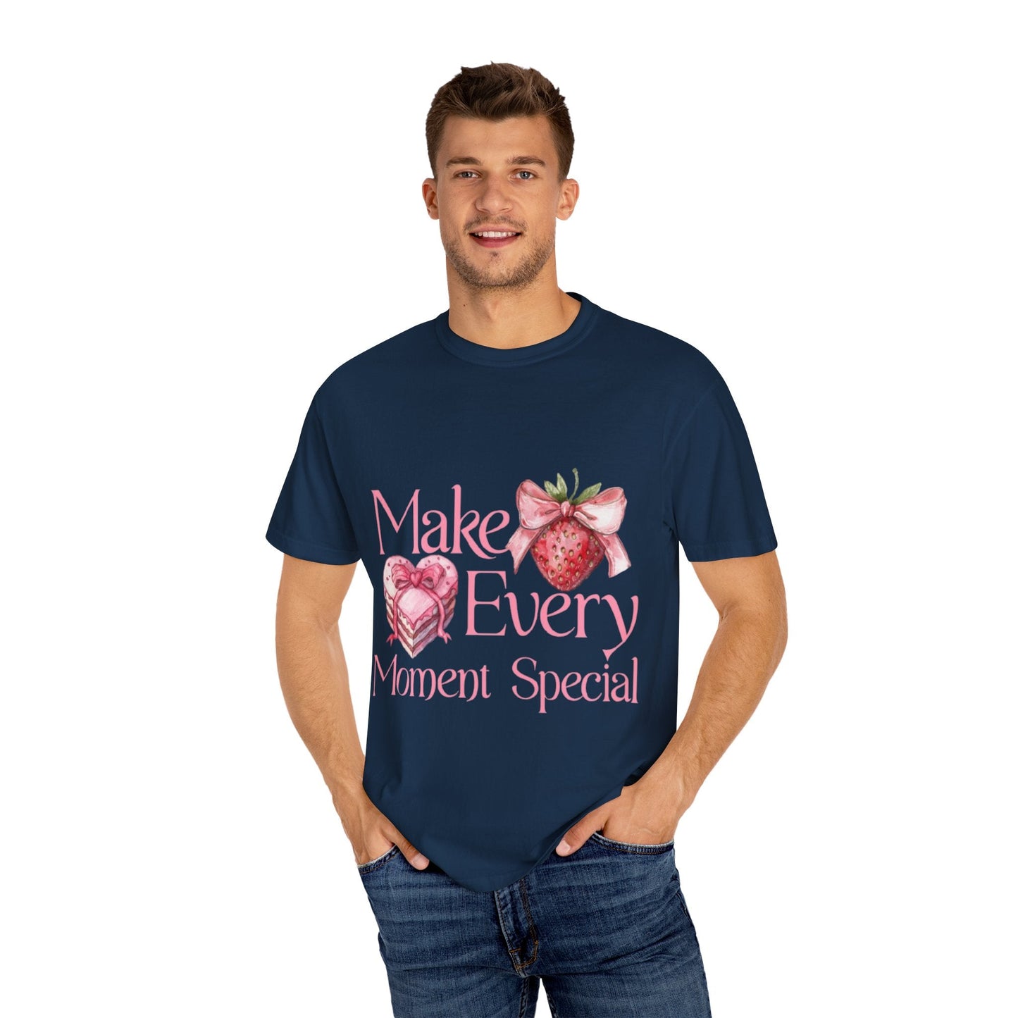Strawberry Heart T-Shirt | Cute Design Gift for Love and Celebrations Printify