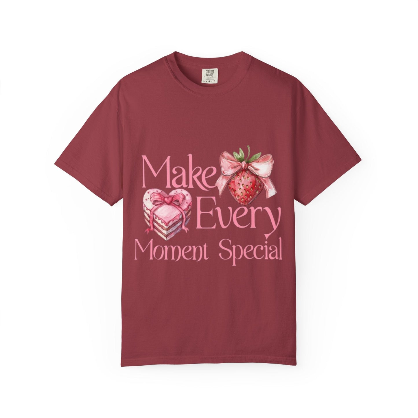 Strawberry Heart T-Shirt | Cute Design Gift for Love and Celebrations Printify
