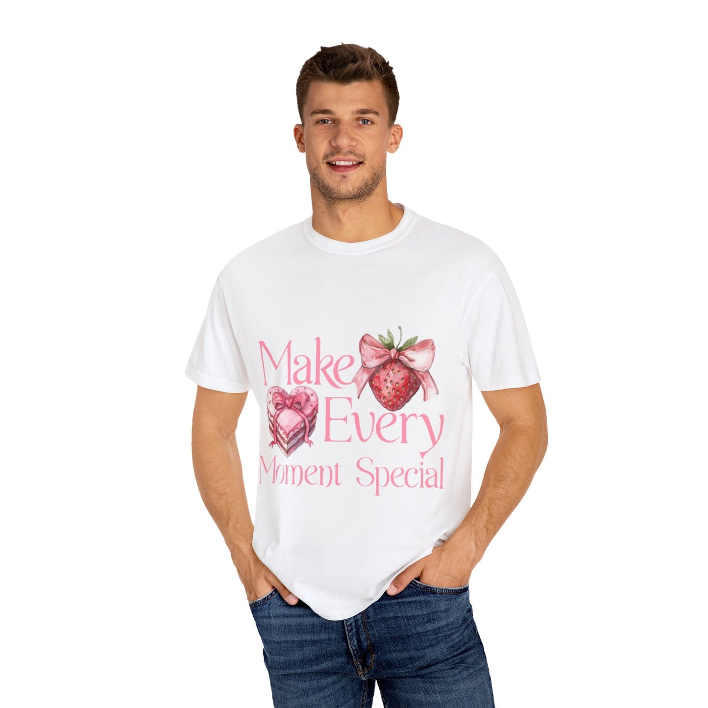 Strawberry Heart T-Shirt | Cute Design Gift for Love and Celebrations Printify