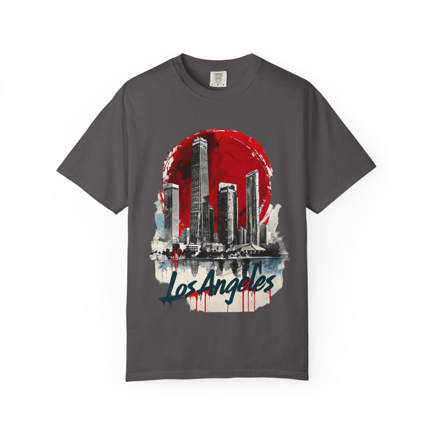 Los Angeles Skyline Unisex Garment-Dyed T-Shirt