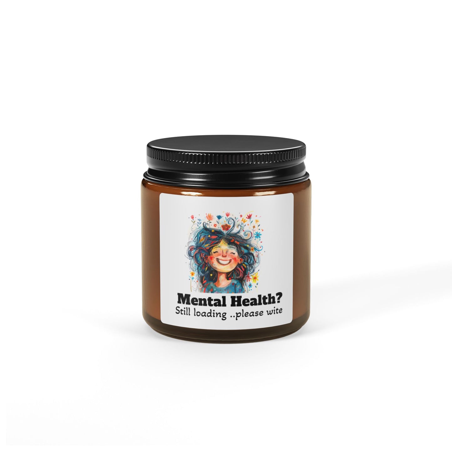 Mental Health Awareness Scented Soy Candle - Relaxing Gift for Self-Care, Aromatherapy, Home Decor, Meditation, Mindfulness