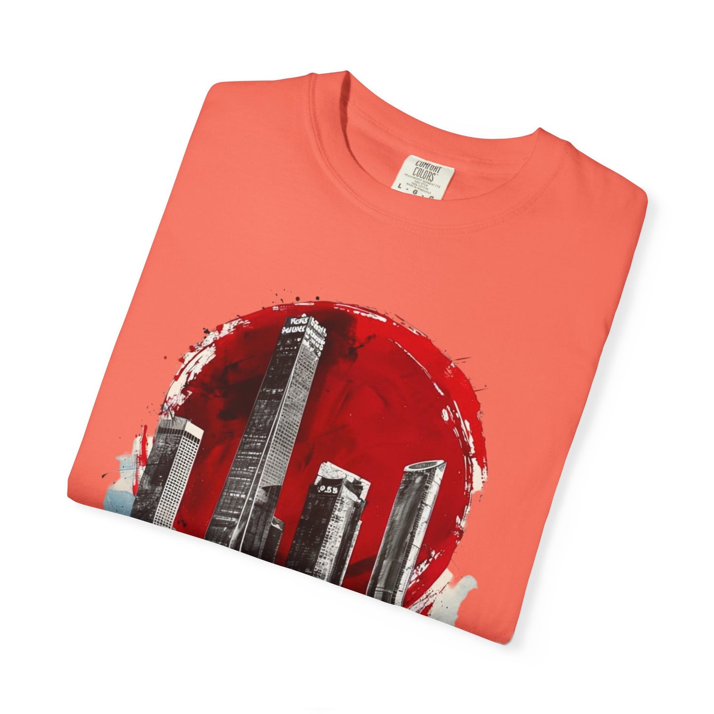 Los Angeles Skyline Unisex Garment-Dyed T-Shirt