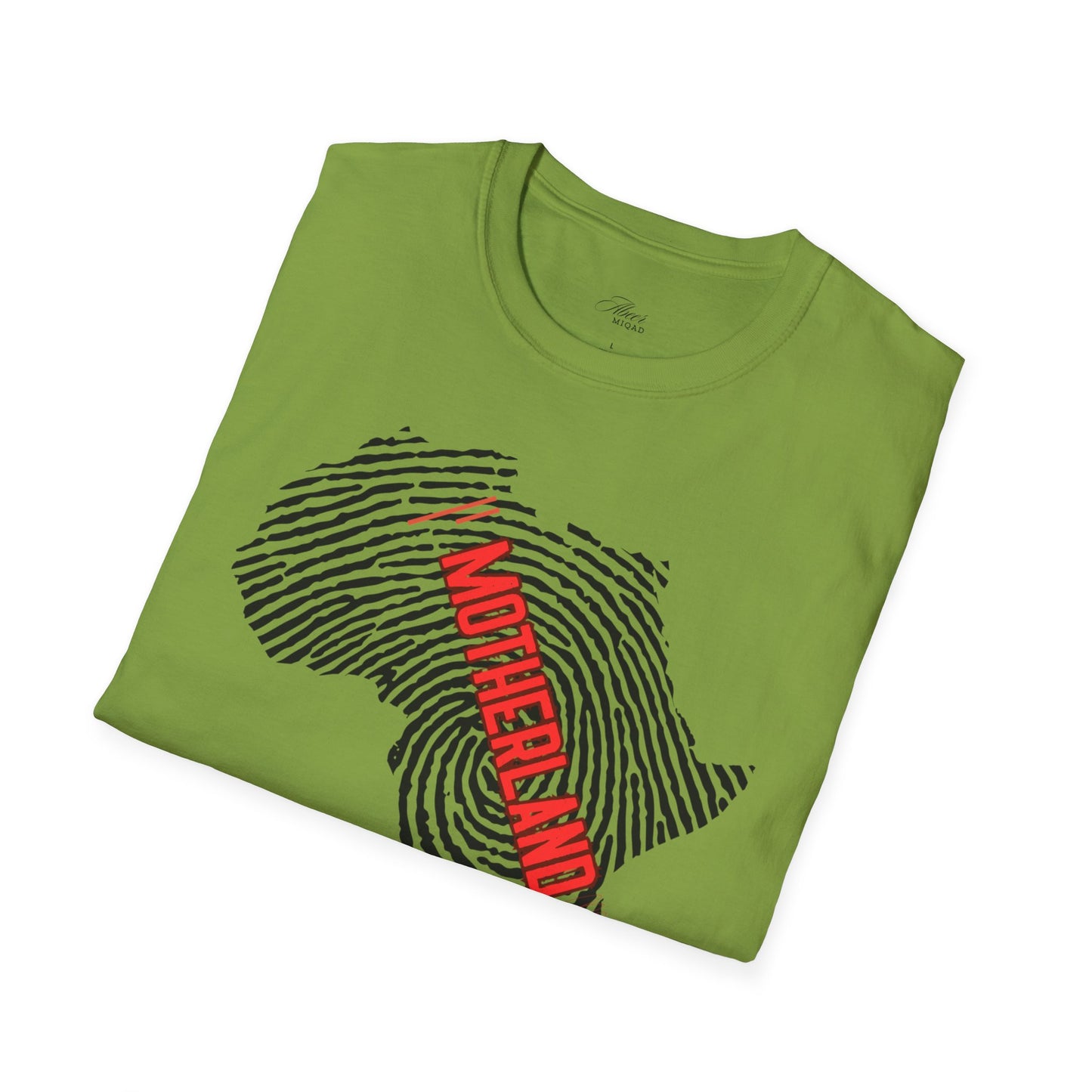 Motherland Fingerprint Unisex Softstyle T-Shirt - Celebrate Heritage and Unity