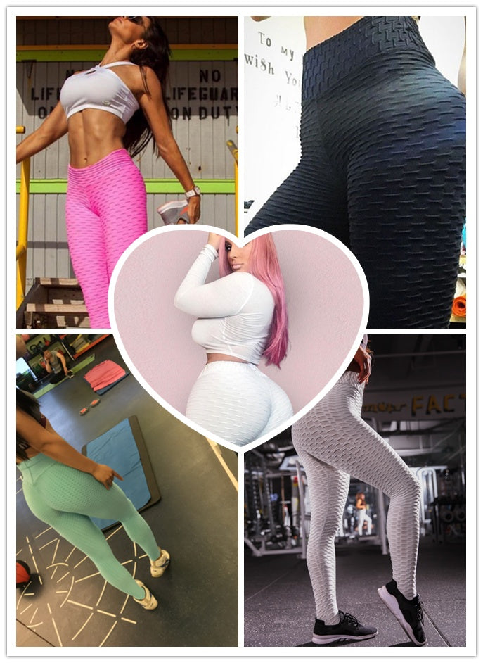 Booty Lifting Scrunch Leggings Anti-Cellulite High-Waist Tights