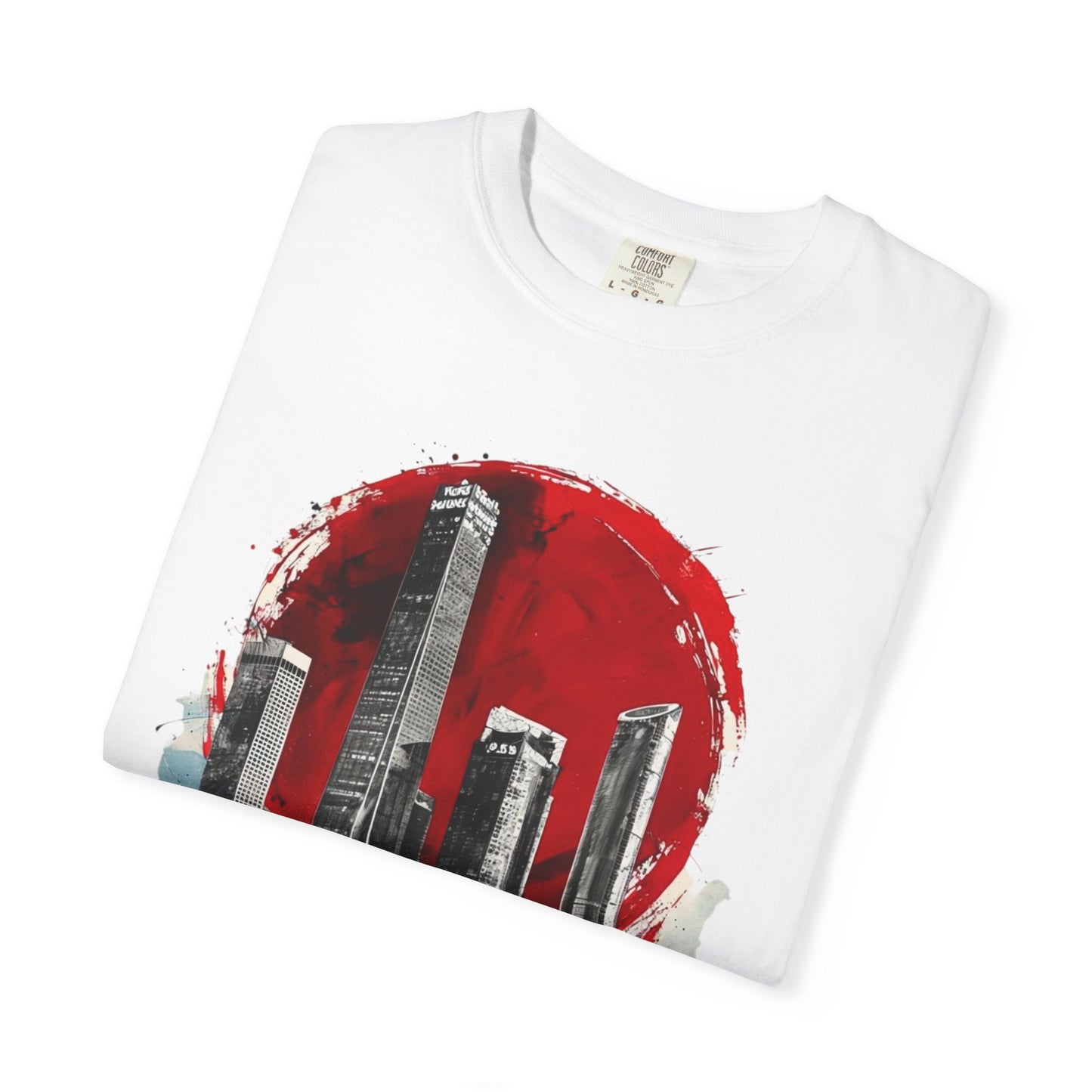 Los Angeles Skyline Unisex Garment-Dyed T-Shirt