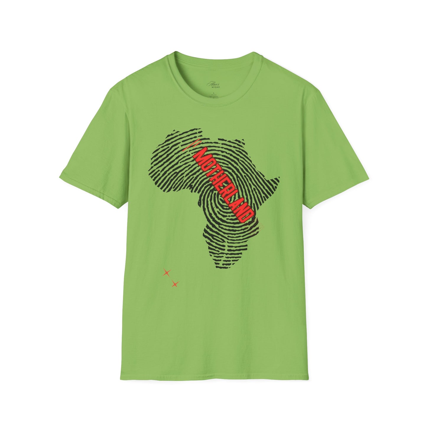 Motherland Fingerprint Unisex Softstyle T-Shirt - Celebrate Heritage and Unity