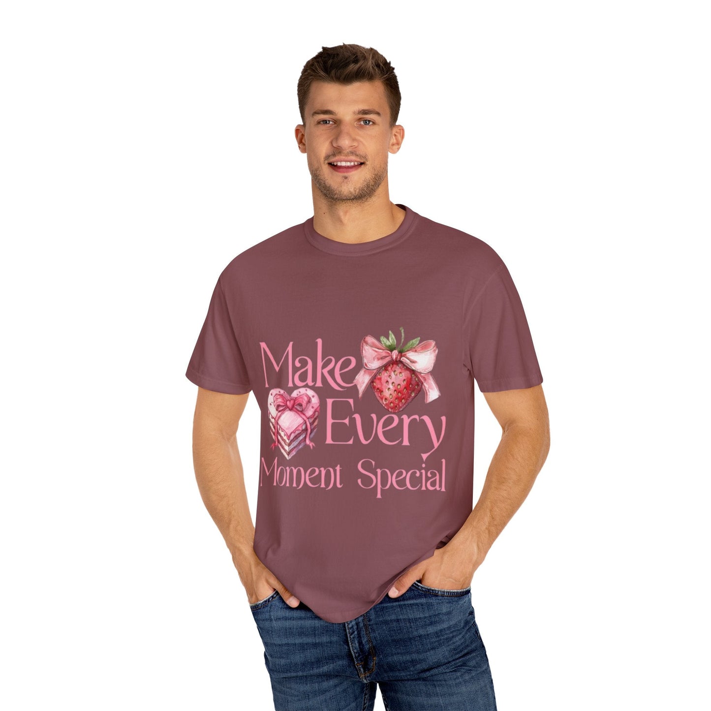 Strawberry Heart T-Shirt | Cute Design Gift for Love and Celebrations Printify