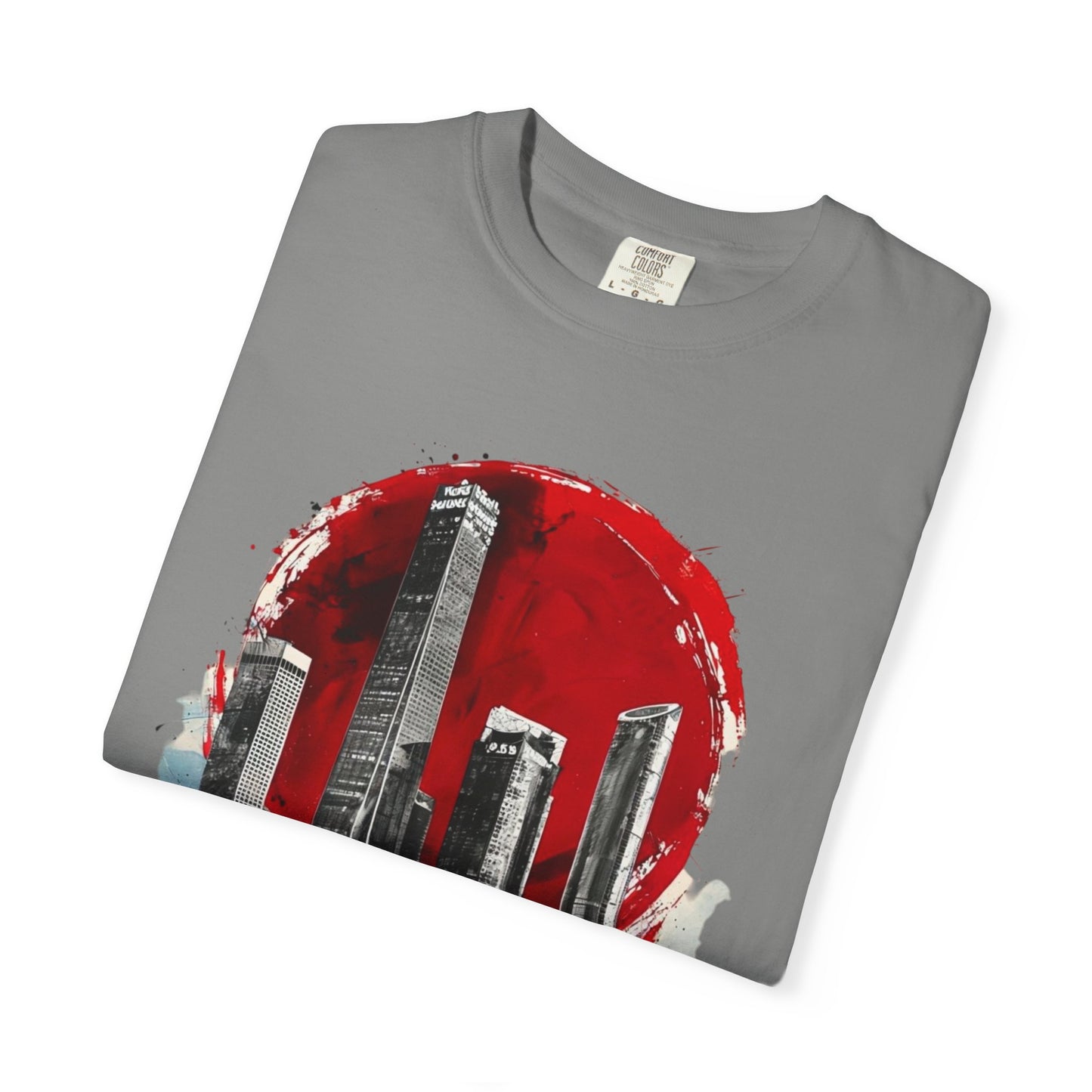Los Angeles Skyline Unisex Garment-Dyed T-Shirt