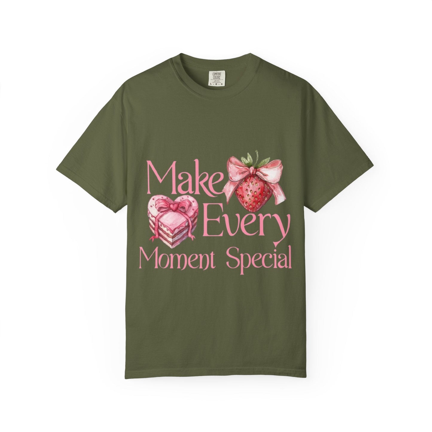 Strawberry Heart T-Shirt | Cute Design Gift for Love and Celebrations Printify
