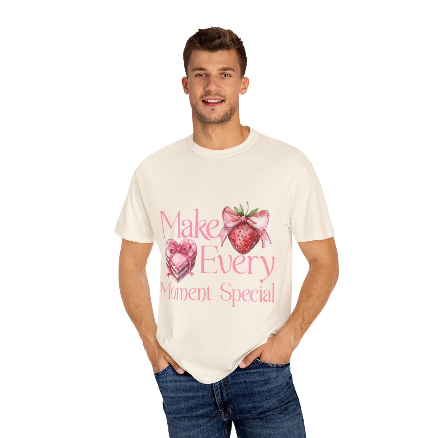 Strawberry Heart T-Shirt | Cute Design Gift for Love and Celebrations Printify
