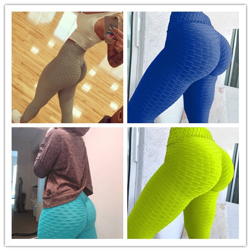 Booty Lifting Scrunch Leggings Anti-Cellulite High-Waist Tights
