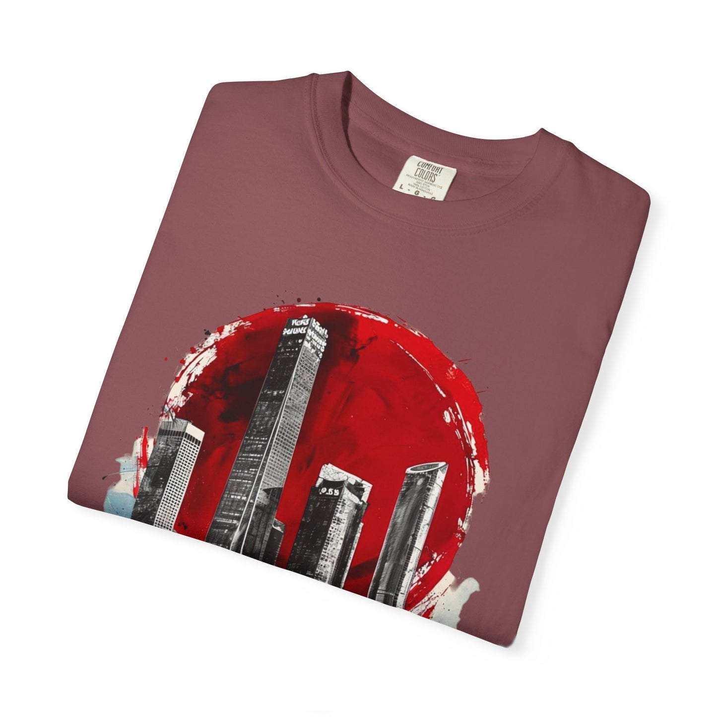 Los Angeles Skyline Unisex Garment-Dyed T-Shirt