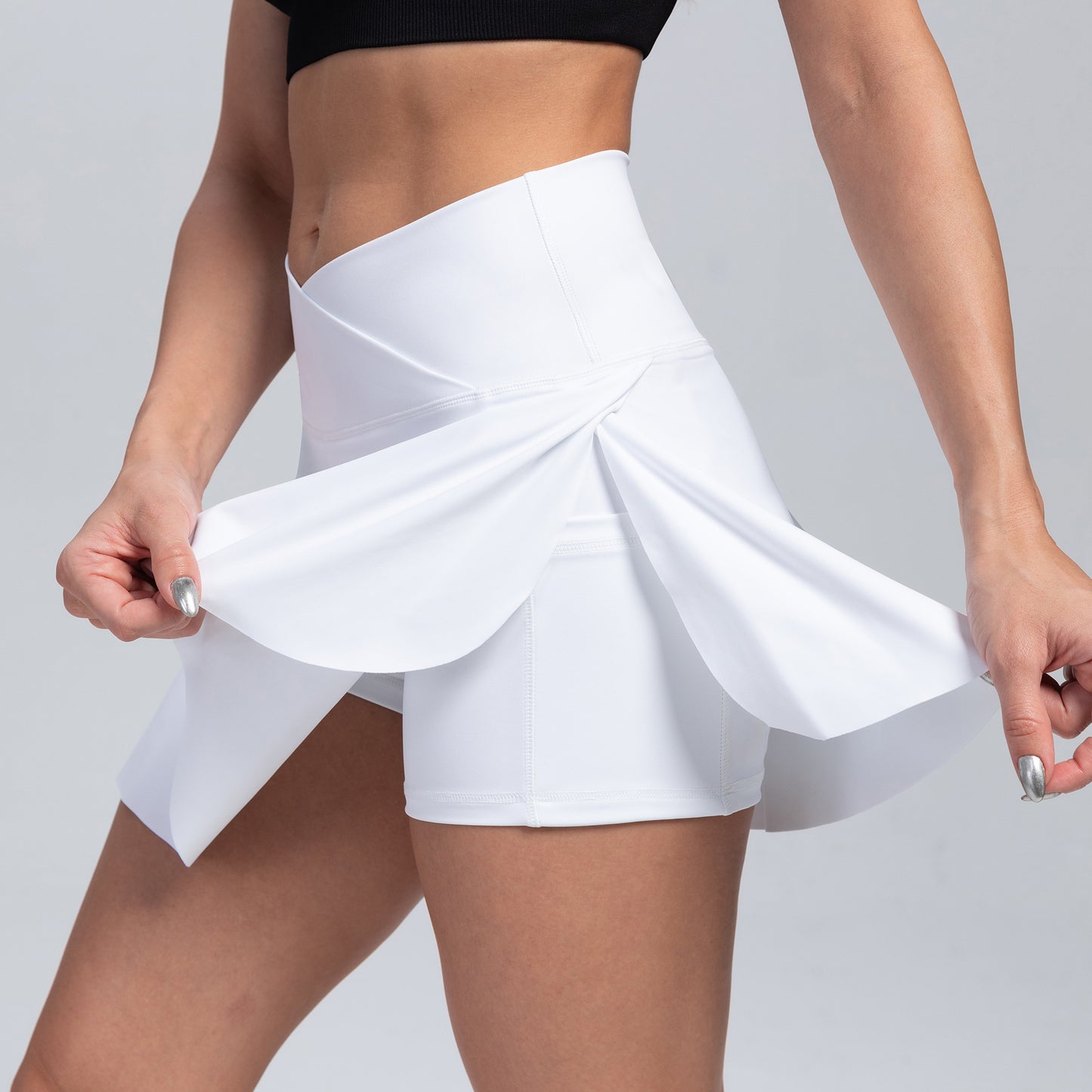 Women’s Moisture-Wicking Shorts SkirtBreathable Activewear Skort