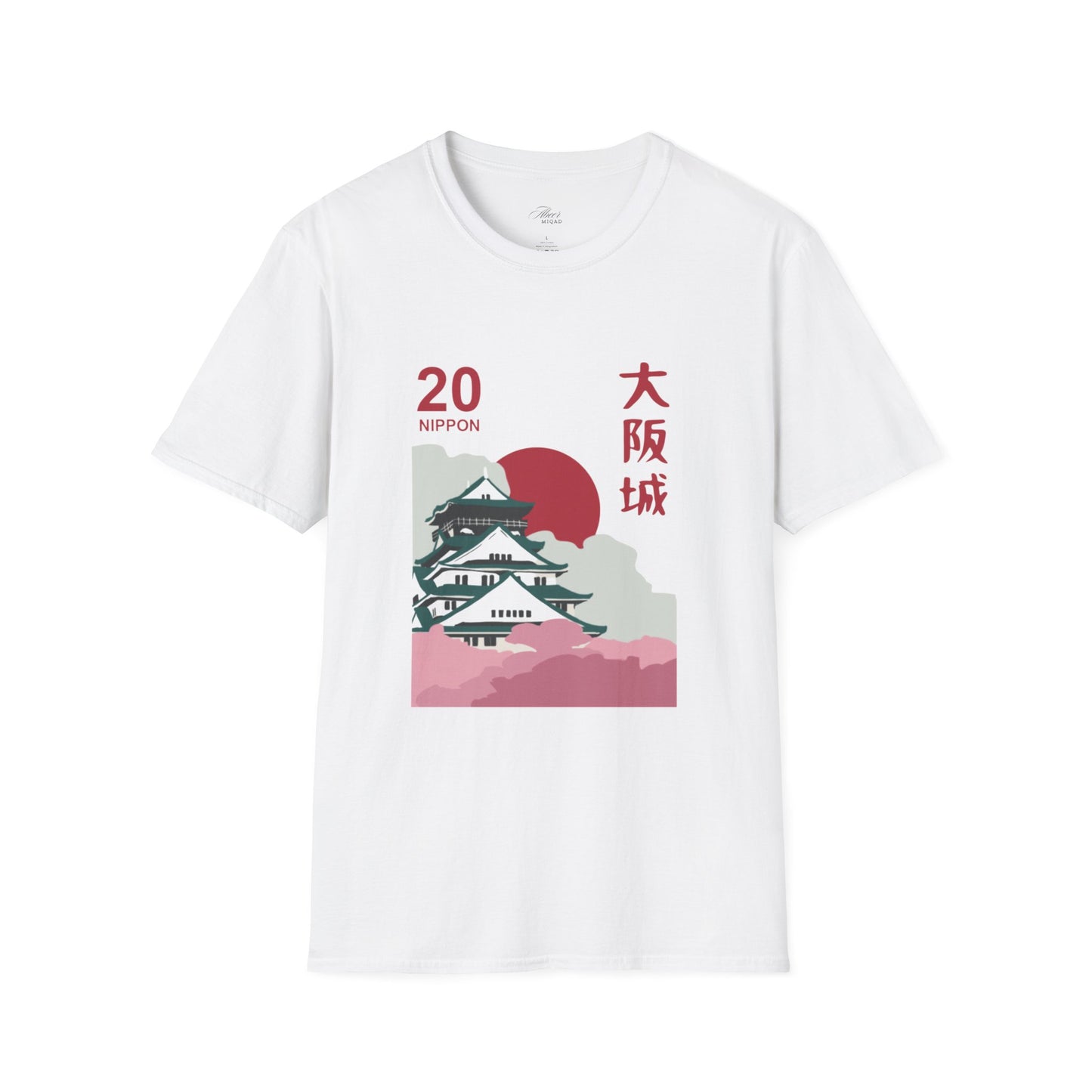 Japanese Temple Graphic Unisex T-Shirt - Osaka Design
