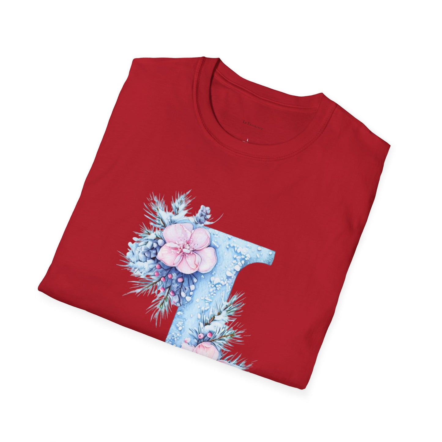 Floral Initial 'J' T-Shirt | Cozy Nature Lover Birthday Gift