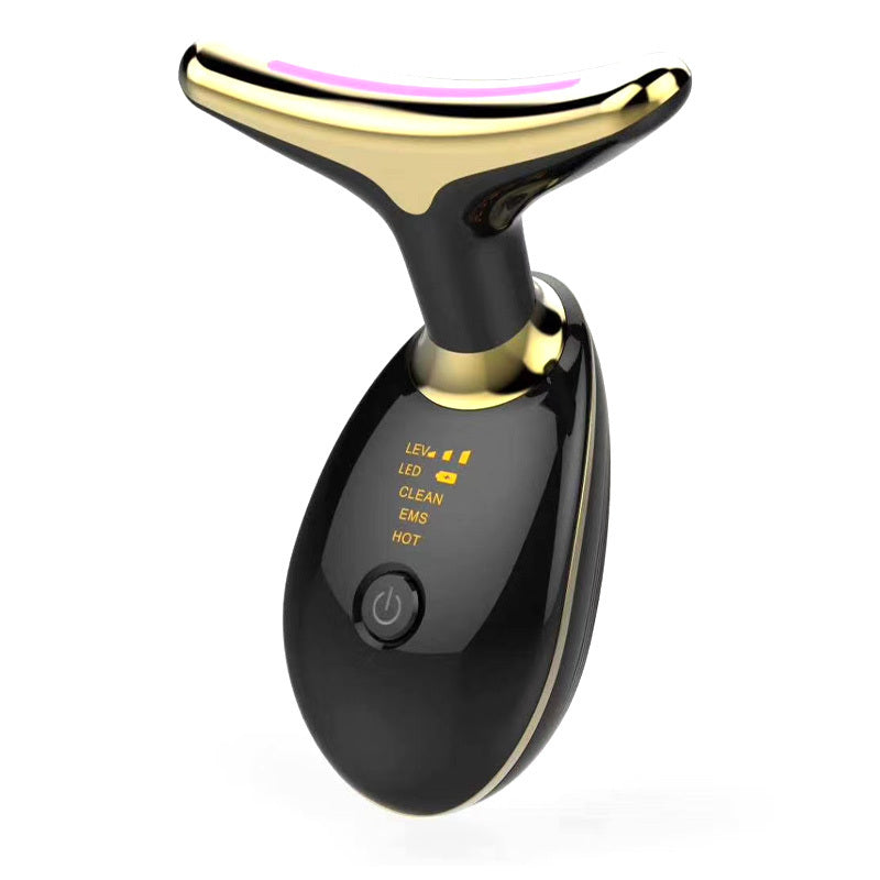 EMS Thermal Neck Lifting & Tightening Massager LED Light & Microcurrent Anti-Wrinkle Device