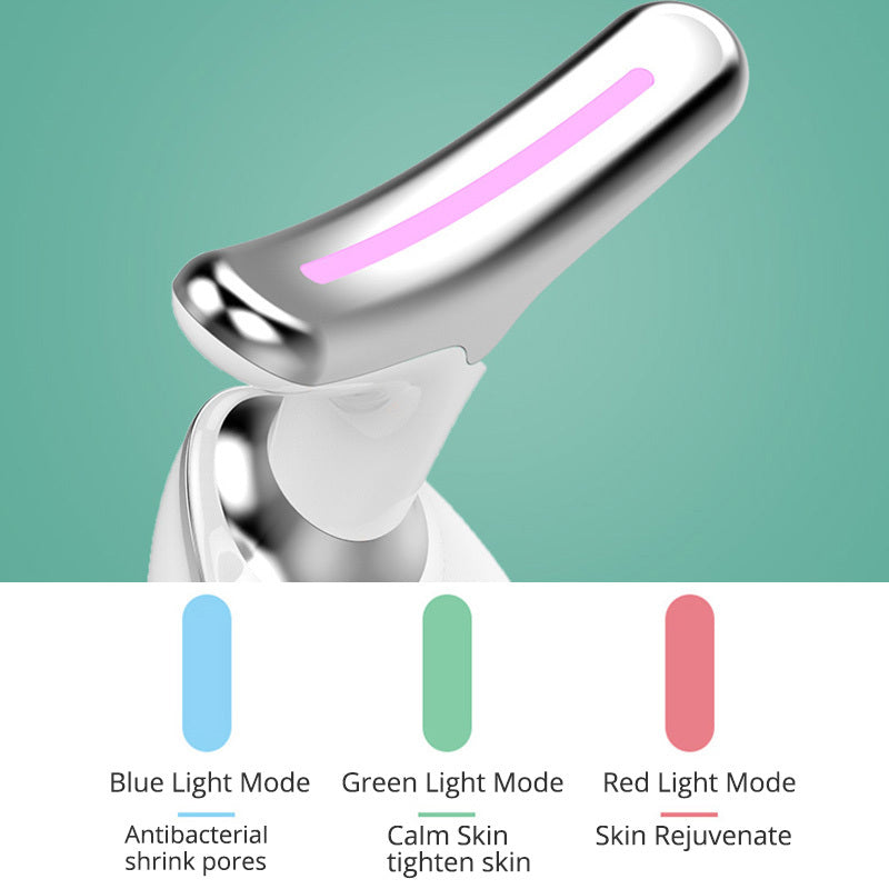 EMS Thermal Neck Lifting & Tightening Massager LED Light & Microcurrent Anti-Wrinkle Device