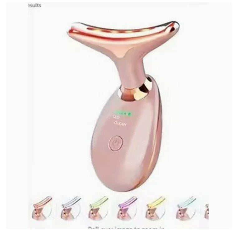 EMS Thermal Neck Lifting & Tightening Massager LED Light & Microcurrent Anti-Wrinkle Device