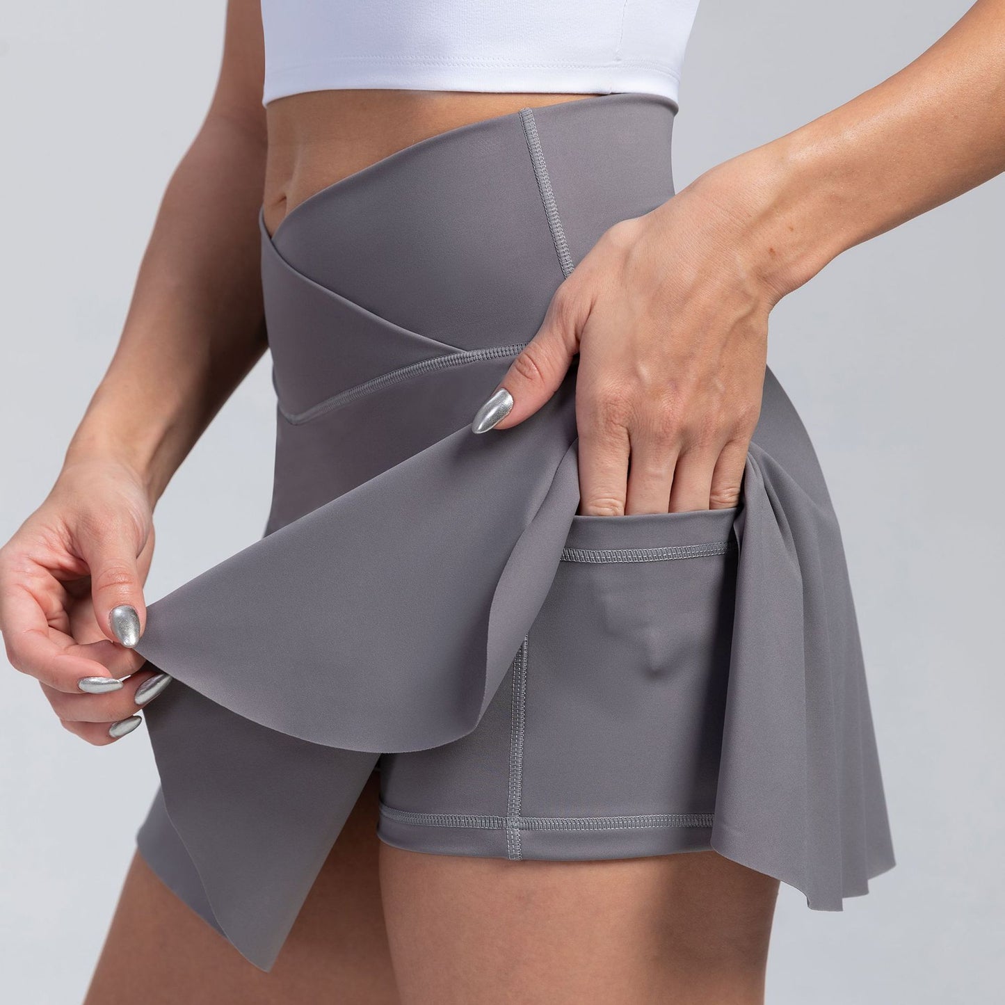 Women’s Moisture-Wicking Shorts SkirtBreathable Activewear Skort
