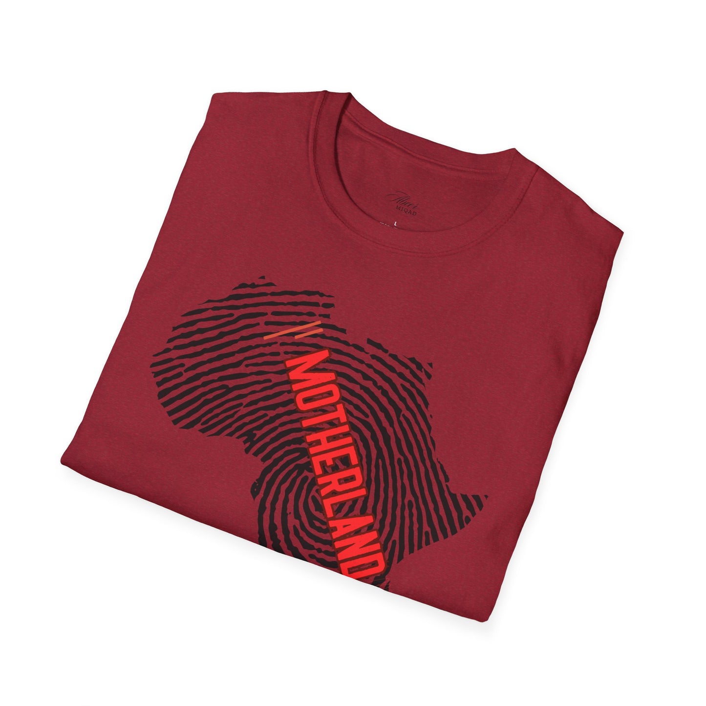 Motherland Fingerprint Unisex Softstyle T-Shirt - Celebrate Heritage and Unity