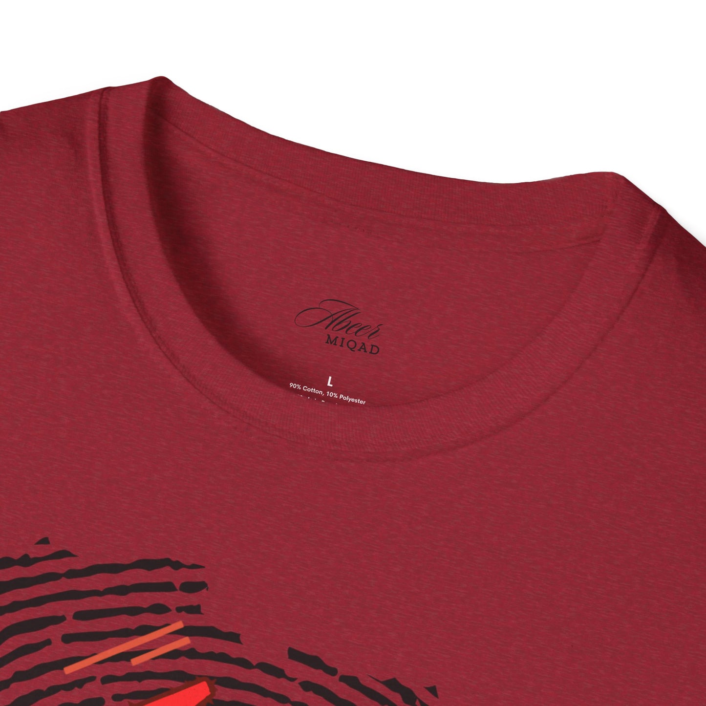 Motherland Fingerprint Unisex Softstyle T-Shirt - Celebrate Heritage and Unity