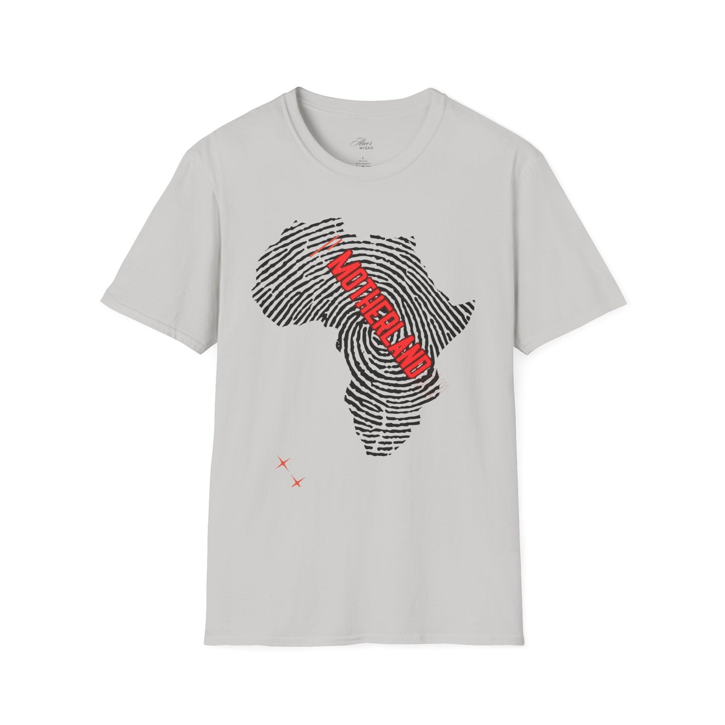 Motherland Fingerprint Unisex Softstyle T-Shirt - Celebrate Heritage and Unity