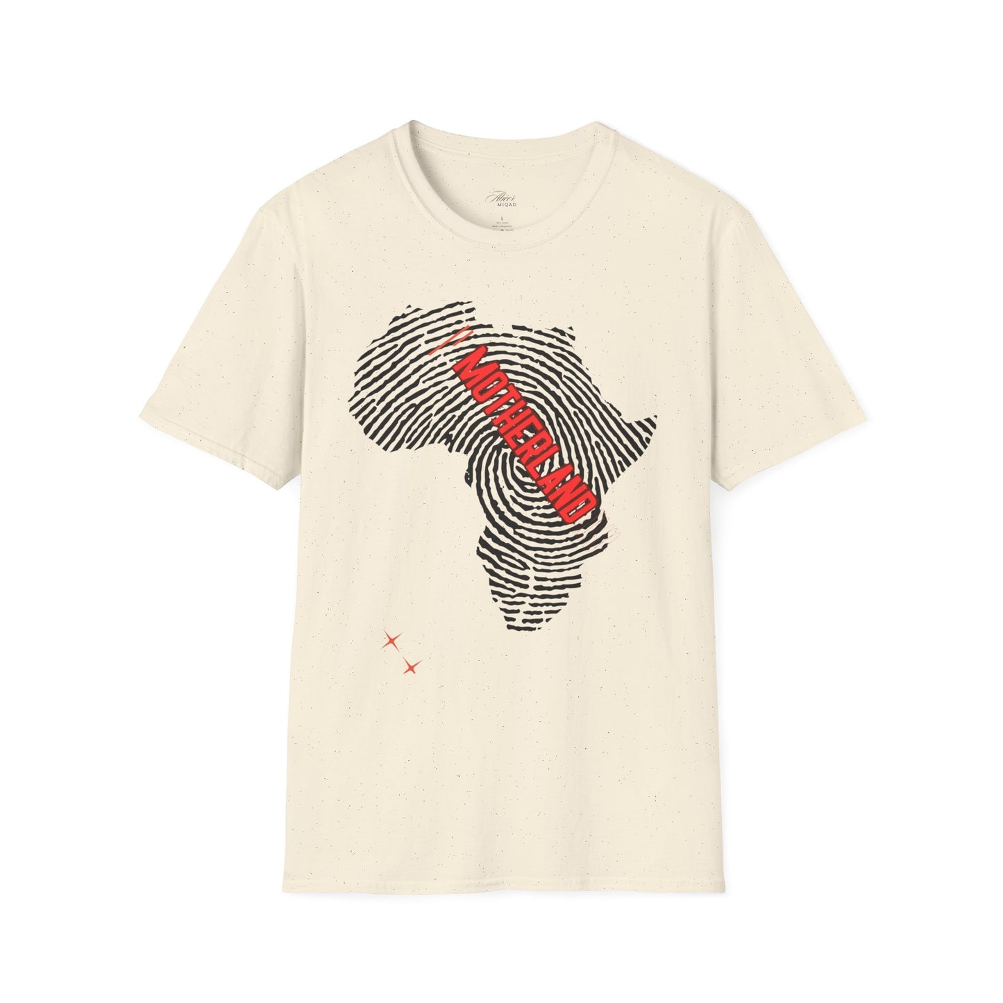 Motherland Fingerprint Unisex Softstyle T-Shirt - Celebrate Heritage and Unity