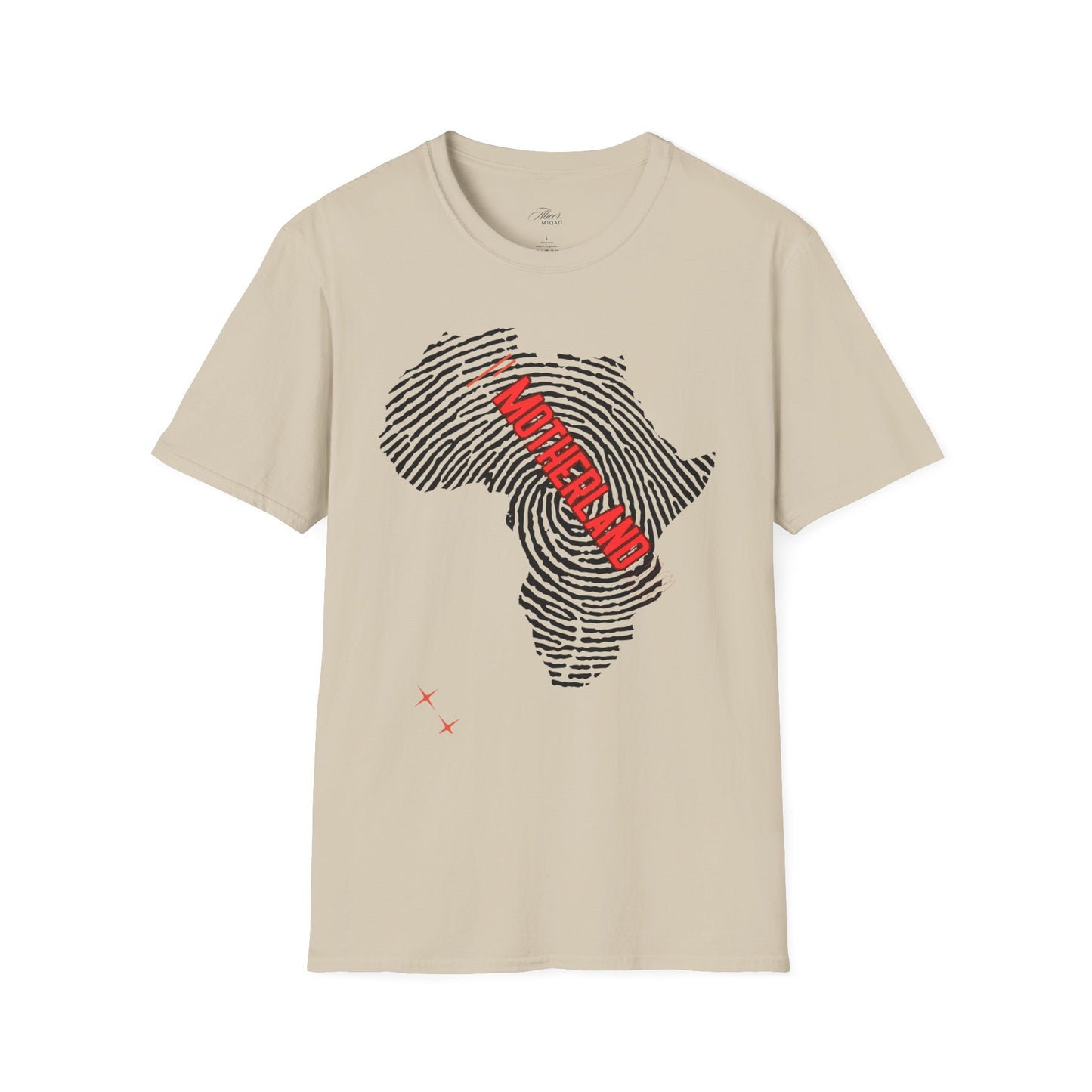 Motherland Fingerprint Unisex Softstyle T-Shirt - Celebrate Heritage and Unity