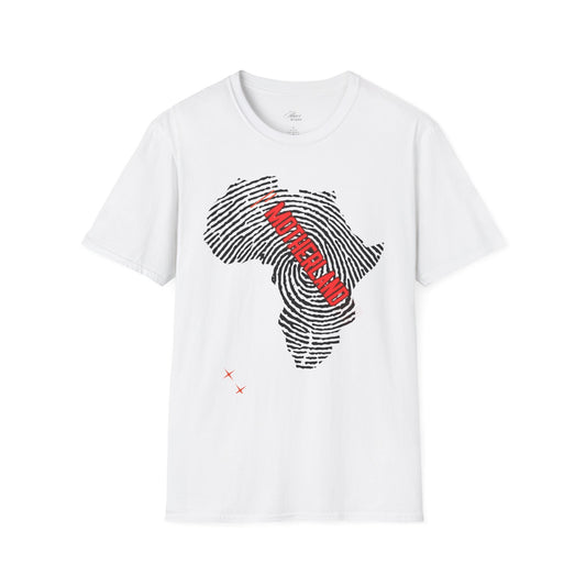 Motherland Fingerprint Unisex Softstyle T-Shirt - Celebrate Heritage and Unity