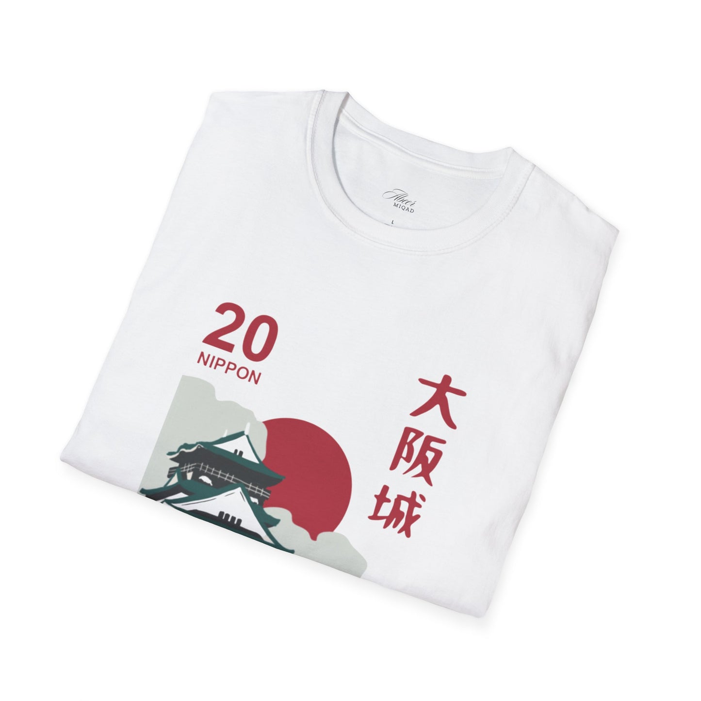 Japanese Temple Graphic Unisex T-Shirt - Osaka Design