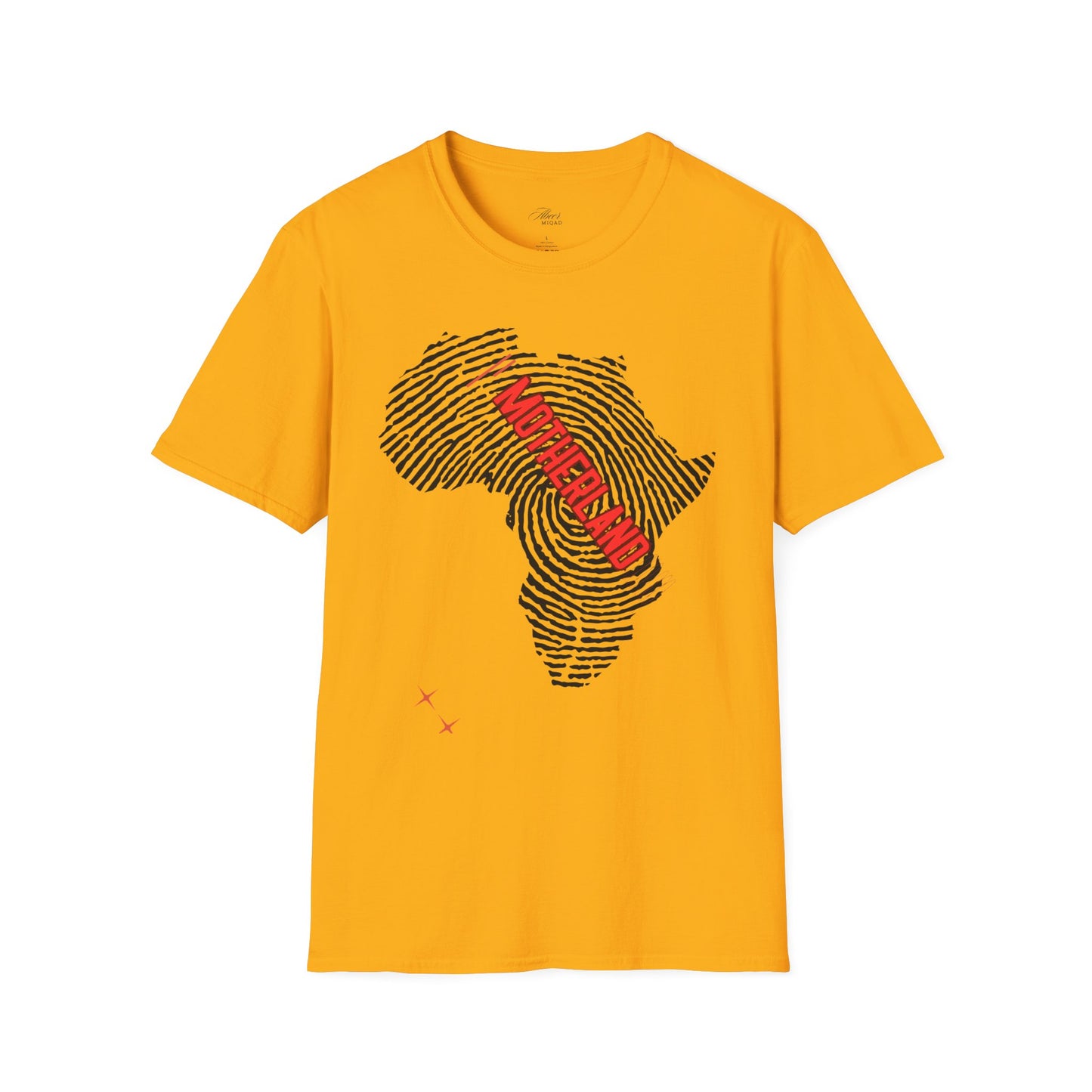 Motherland Fingerprint Unisex Softstyle T-Shirt - Celebrate Heritage and Unity