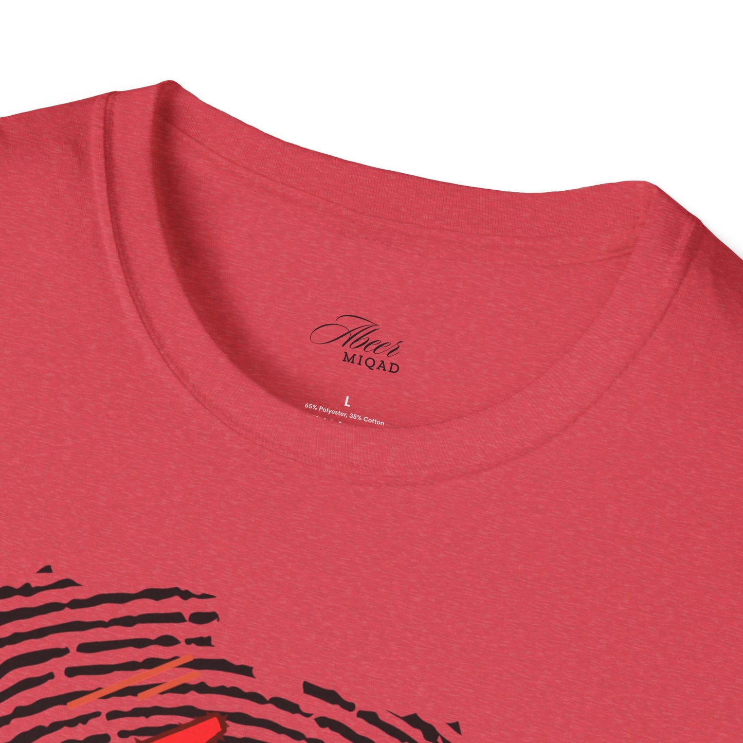 Motherland Fingerprint Unisex Softstyle T-Shirt - Celebrate Heritage and Unity