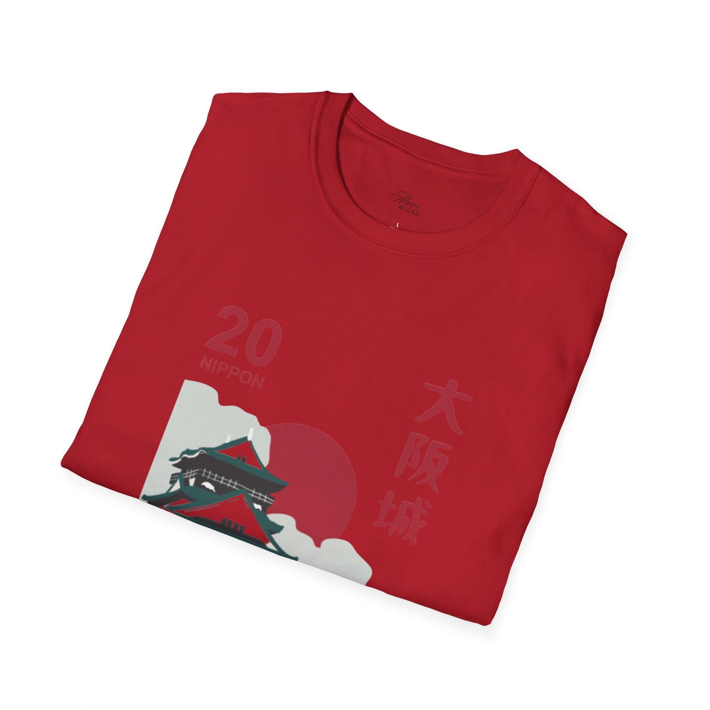 Japanese Temple Graphic Unisex T-Shirt - Osaka Design
