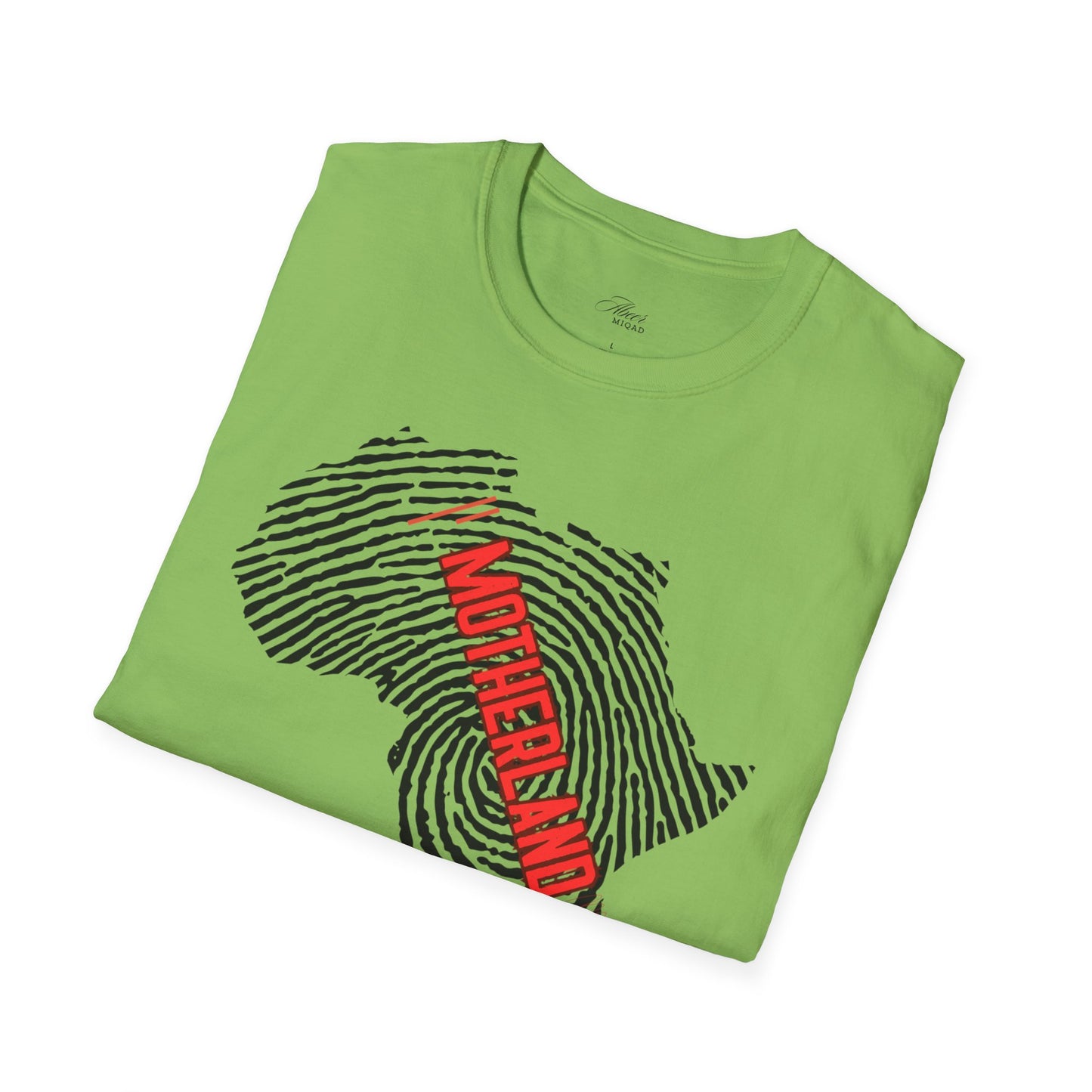 Motherland Fingerprint Unisex Softstyle T-Shirt - Celebrate Heritage and Unity