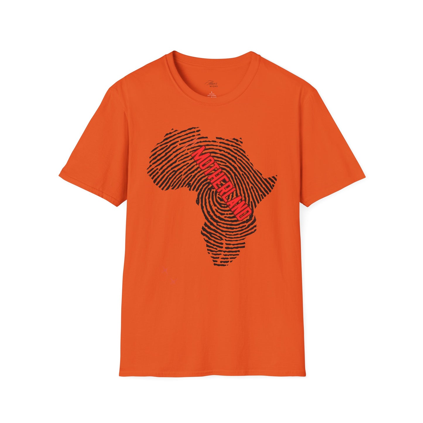 Motherland Fingerprint Unisex Softstyle T-Shirt - Celebrate Heritage and Unity