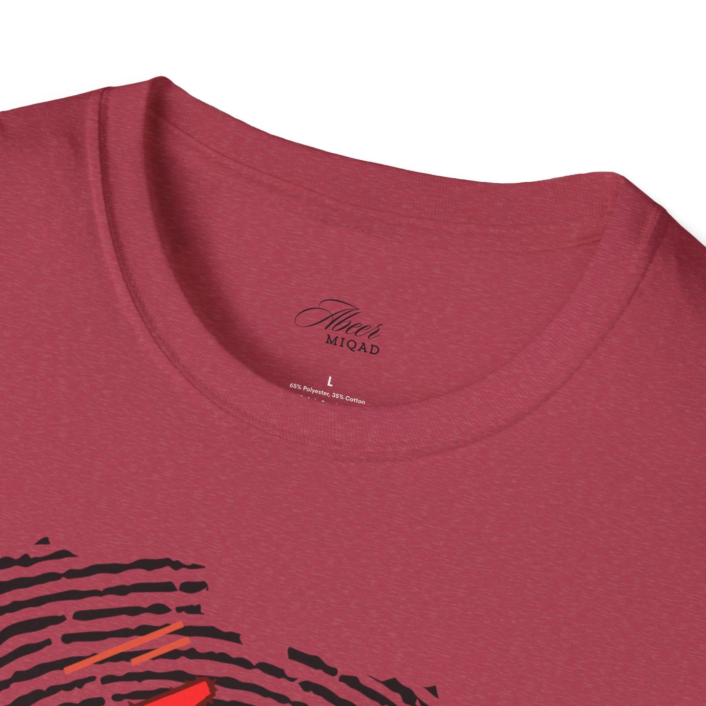 Motherland Fingerprint Unisex Softstyle T-Shirt - Celebrate Heritage and Unity